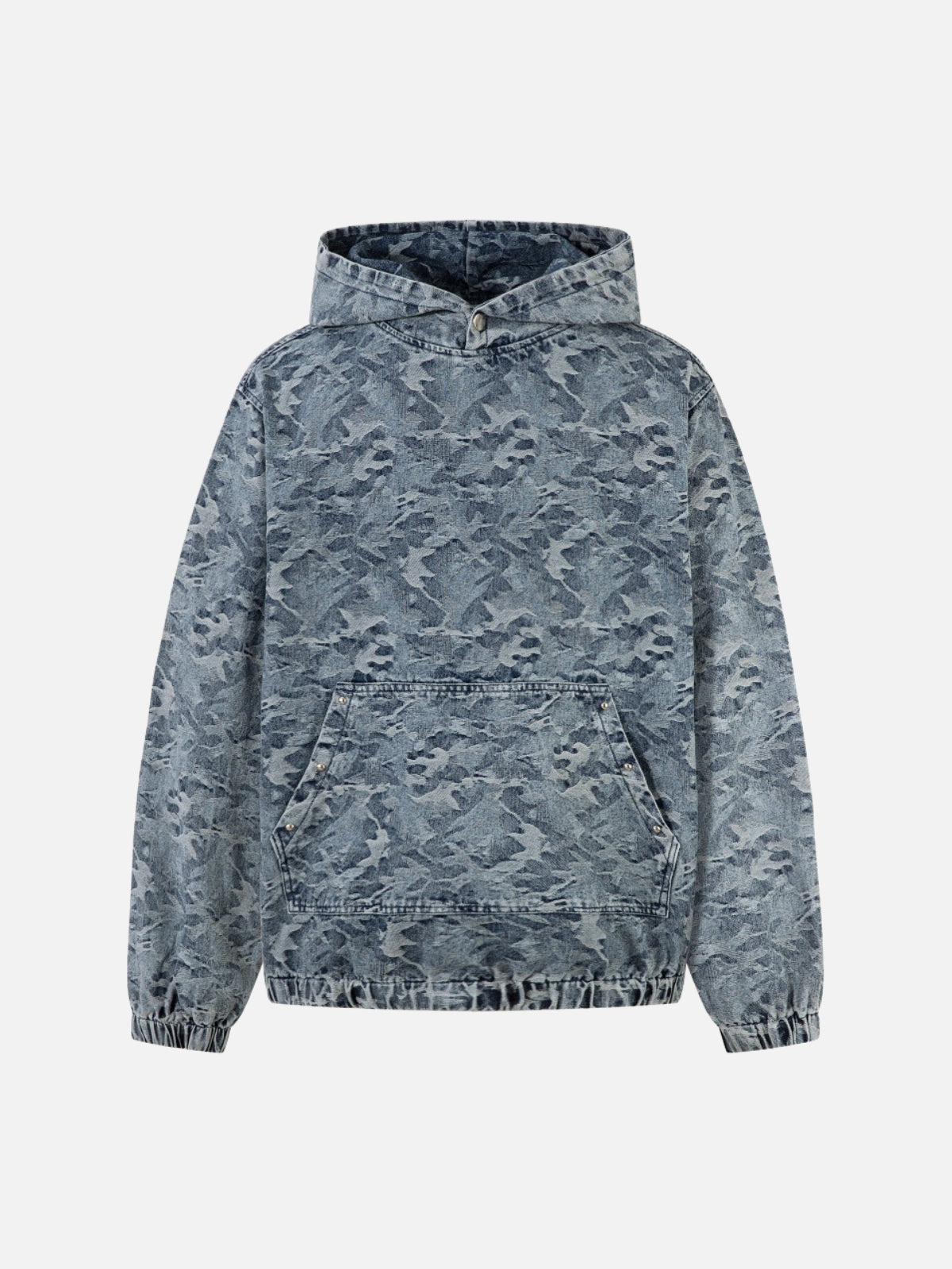 DENIMED - Oversized Basic Denim Hoodie