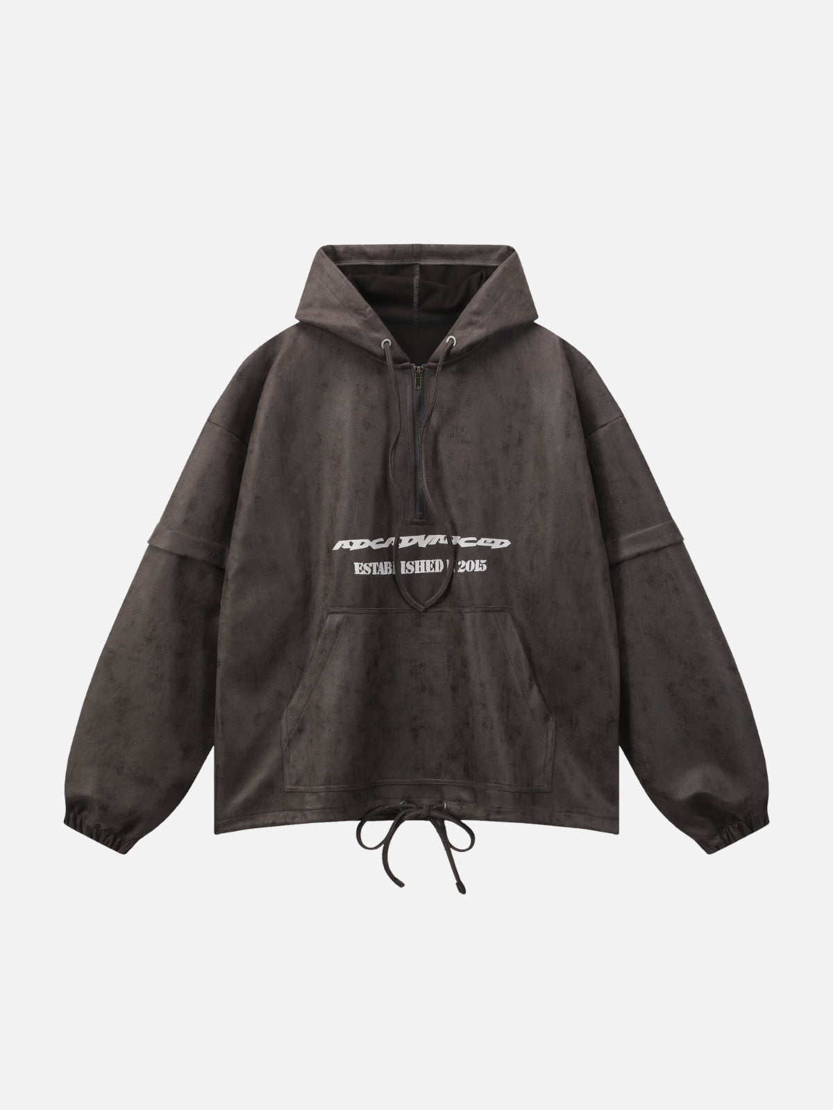 FADESHIFT – Oversized Print 1/4 Zip Hoodie