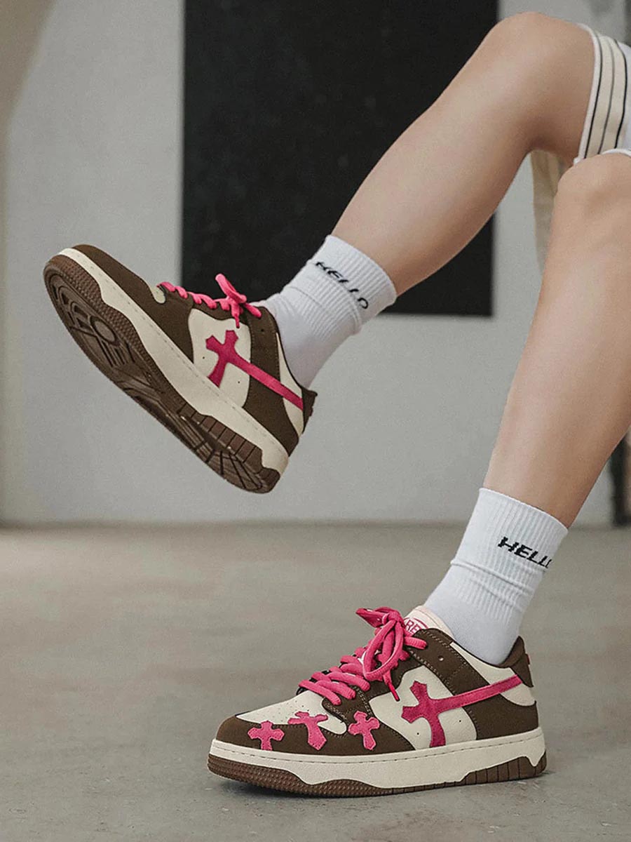 PINK CROSS - Sneakers | TEENWEAR.EU