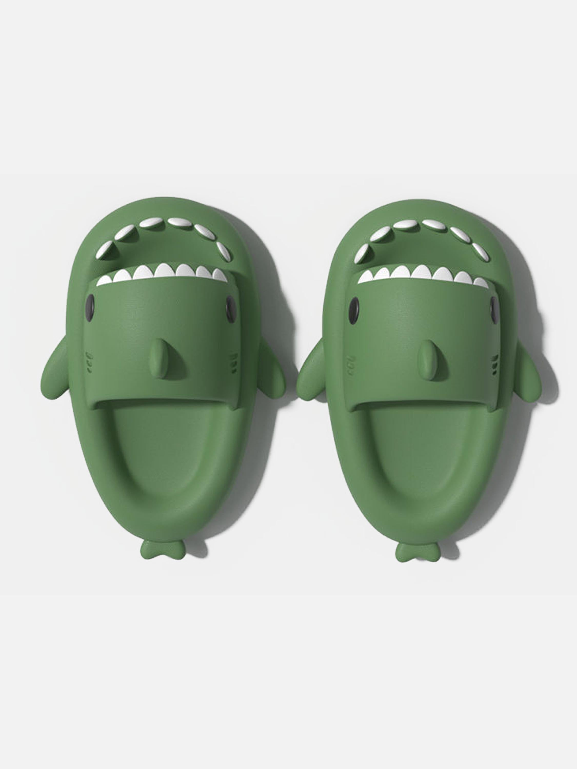 SHARKIES - Slippers Green | TEENWEAR.EU