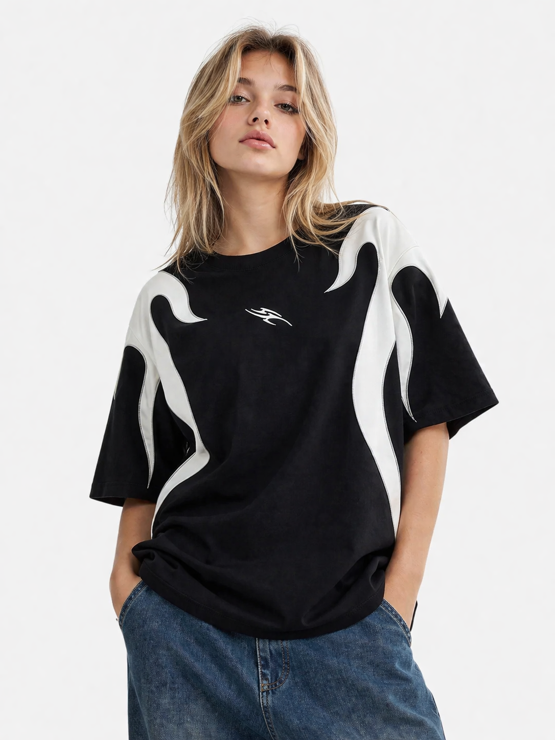 SPINNER - Oversized Embroidered T-Shirt | Teenwear.eu