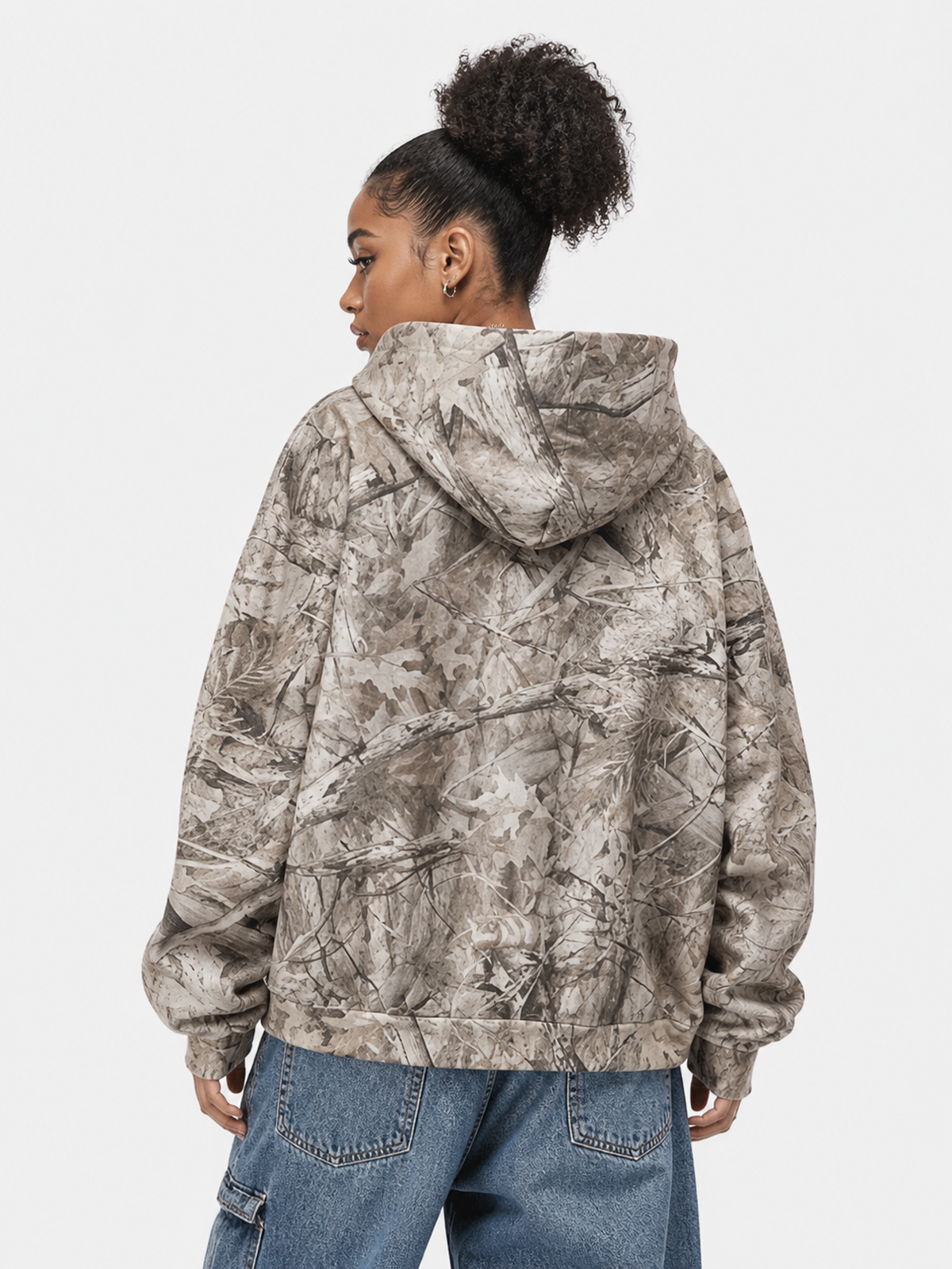MANIFEX – Oversized Camouflage Zip Up Hoodie | Teenwear.eu