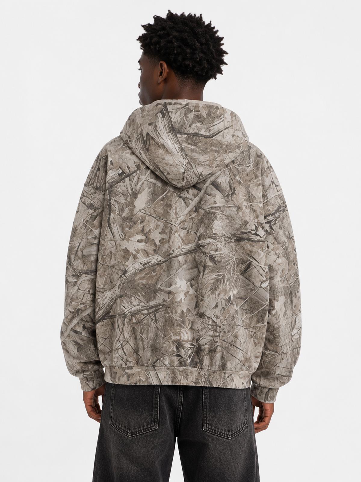 MANIFEX – Oversized Camouflage Zip Up Hoodie | Teenwear.eu