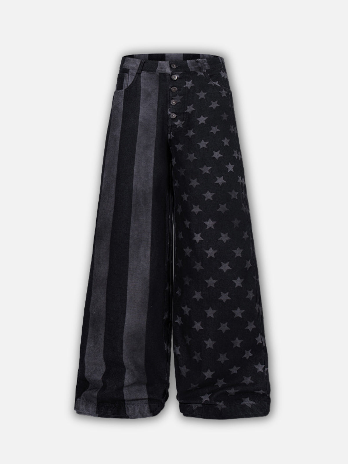 AMERICANO - Baggy Graphic Jeans