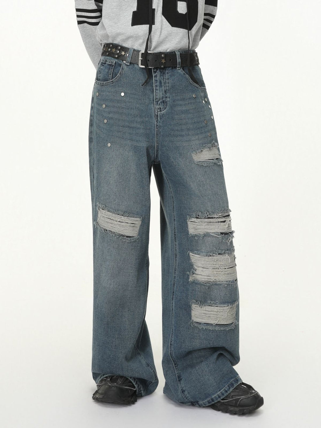 RIPPED - Baggy Graphic Jeans | Teenwear.eu