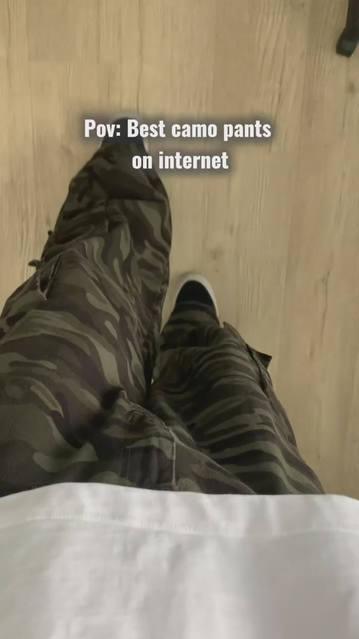 MASKETOUS - Baggy Camouflage Cargos